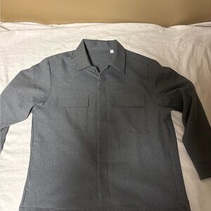 Men's Classic Gray Shirt Jacket